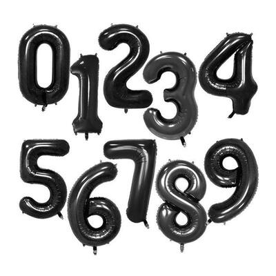 40Inch Big Foil Birthday Balloons Helium Number Balloon 0-9