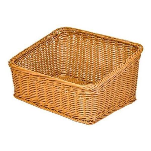 Hand Woven Basket Fruit Holder Lightweight Rustic Slant
