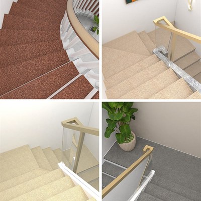 加厚实木楼梯踏步垫免胶自粘高端楼梯贴台阶贴定制防滑地毯阶梯式