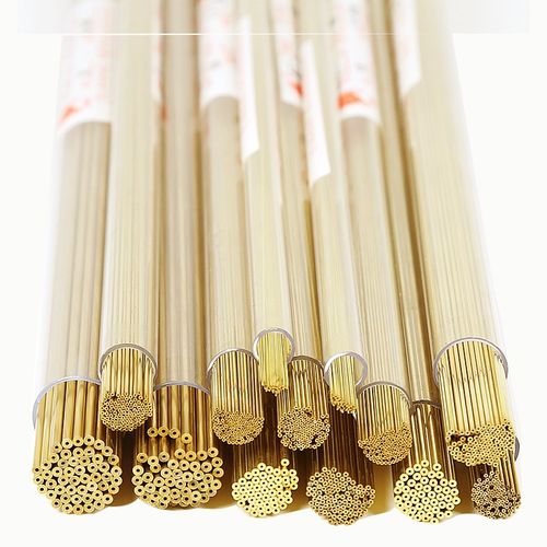 穿孔机配件 山东紫阳铜管穿孔机细孔放电黄铜管电极1.1-5.0mm