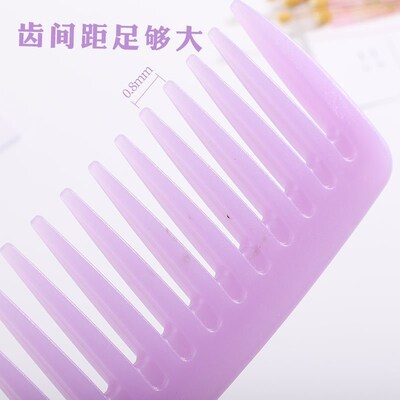 Large curly hair comb wide tooth comb big tooth comb pear