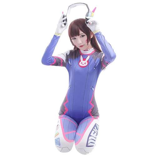 Game Dva Cosplay Costume Game Female Adult child Lycra 3D Pr