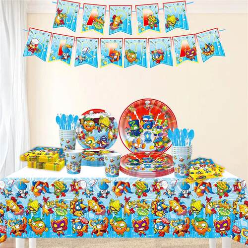Superthings Birthday Party Decoration Superthings Disposable