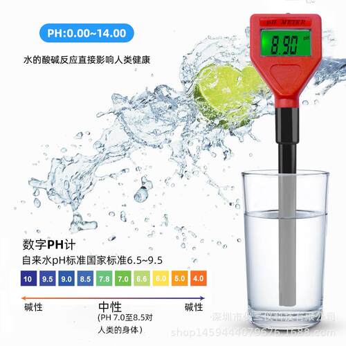 跨境便携笔式高精度数显酸度计ph计测试笔ph-98103酸碱度测试仪