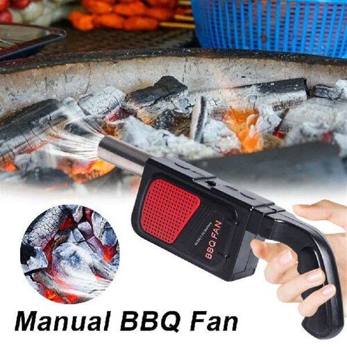 Handheld Electricity BBQ Fan Portable Cooking Fan for