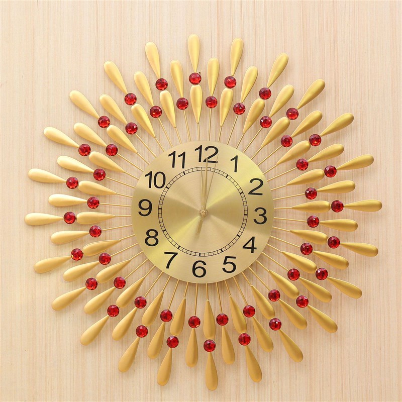 Artistic Wall Clock Creative Wall Clock Mute Clock Simple图片
