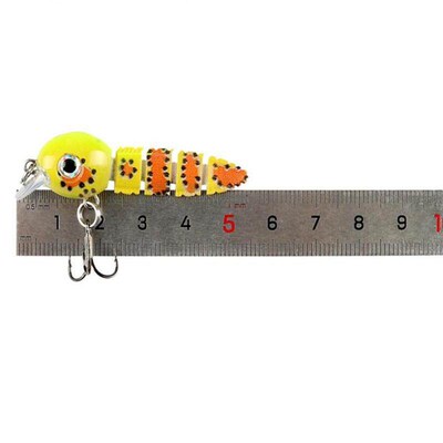 Fishing Lures Bait for Bass Trout Bionic 5 Section Fish Bait