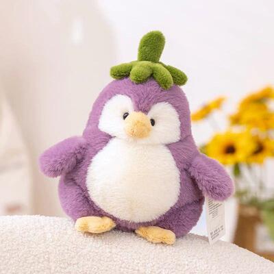 25-60cm Creative Purple Penguin Plushie Cute Penguin Cosplay