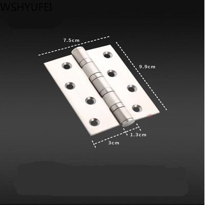 Direct+stainless+steel+mute+flat+hinge+door+loose-leaf+4+inc