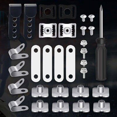 31Pcs Hockey Helmet Replacement Parts Including Visor Clips