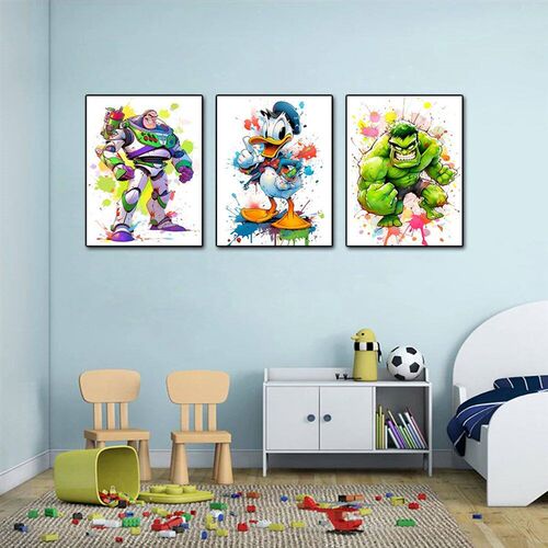 DIY Diamond Painting  Mickey Spider-Man Full Diamond Mosaic