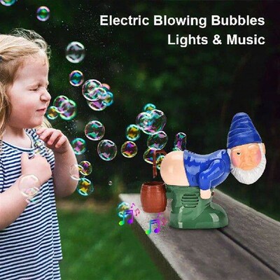 Santa Claus Colorful Bubbles Blower Creative Electric Fart