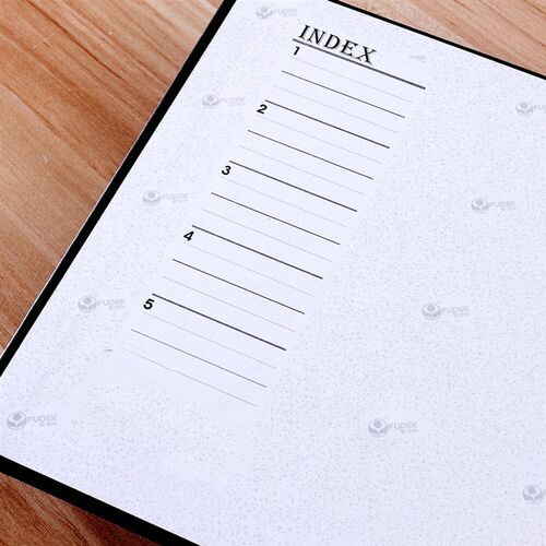 22 5x25cm Two-hole Loose-leaf Folder File (a4 Black) Multi