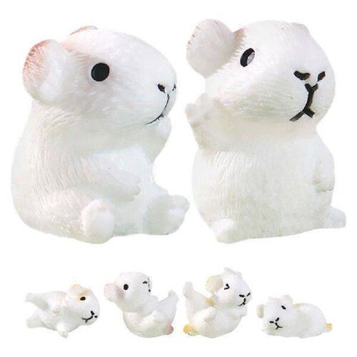 6 Pcs Micro Landscape Guinea Pig House Miniature Garden