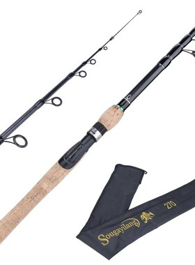 Sougayilang New Telescopic Lure Rod 1.8M 2.1M 2.4M 2.7M Carb