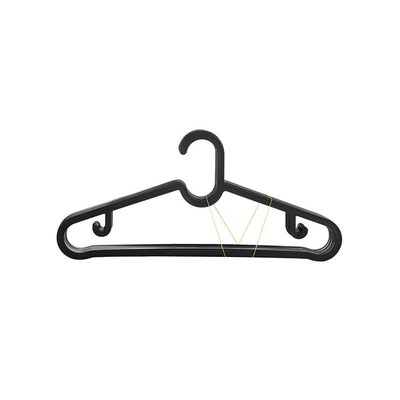 ikea hanger no trace hanger wardrobe black white clothes