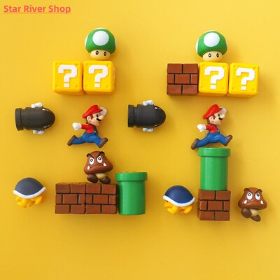 10pcs 3D refrigerator magnet message sticker funny childhood