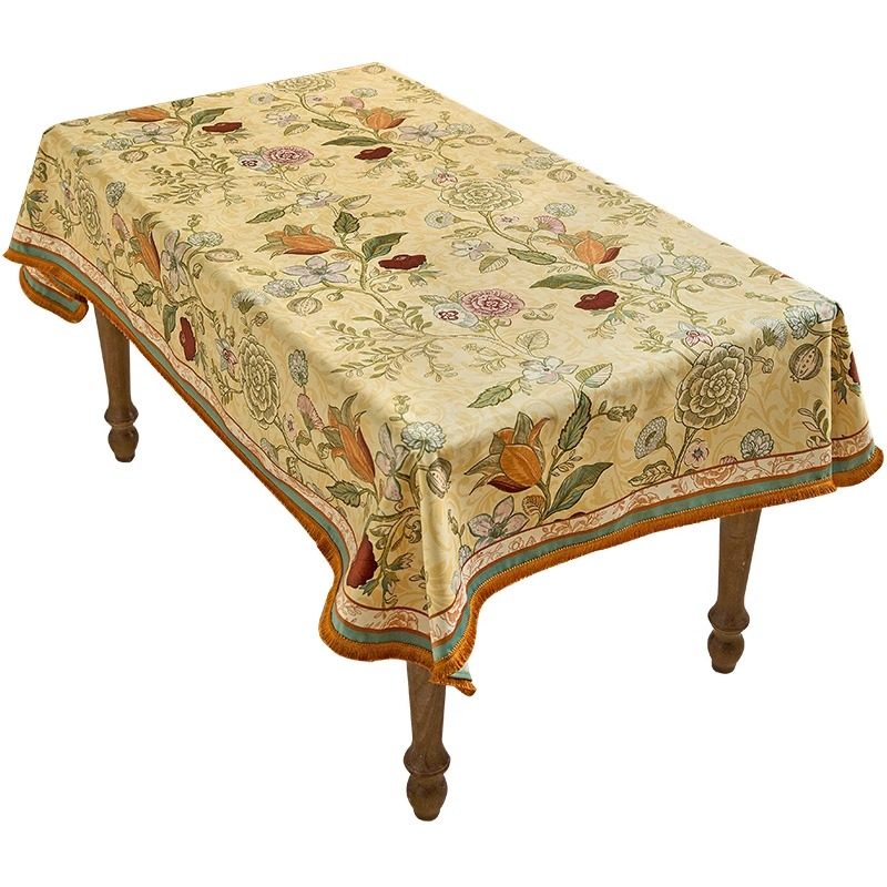 范居态度手绘桌布免洗防油防水茶几垫餐桌布台布长方形桌垫电视柜,居家布艺,桌布,淘宝优惠券,粉丝福利购,淘宝优惠卷