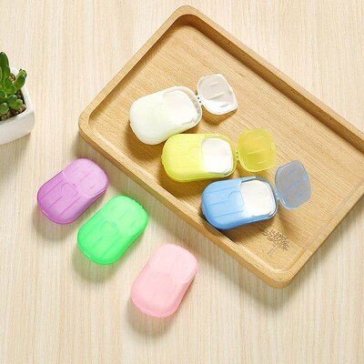 Hotel Travel Disposable Scented Soap Sheets, Floral Scent, P
