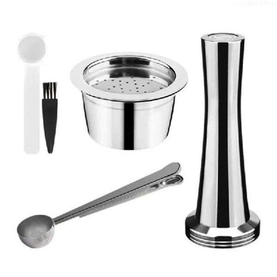 Small Spoon Coffee Powder Tamper 304Stainless Steel Texture