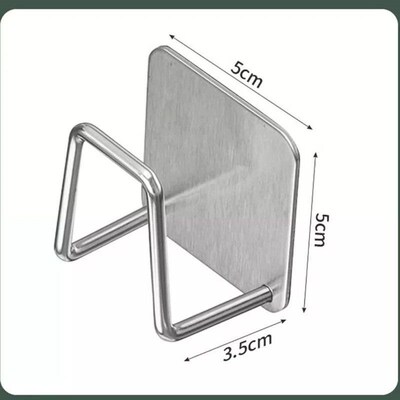Kitchen Non Perforated Stainless Steel Storage Rack, Wall Mo