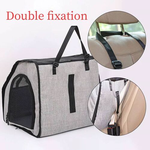 Dog Car Seat ver Folding Hammock Pet Carriers Bag Basket Car
