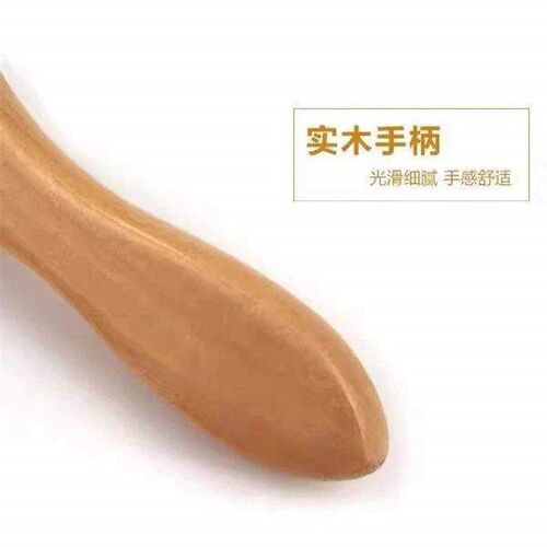 Boar Bristle Shoe Polish Brush with Solid Wood Handle, Shoe
