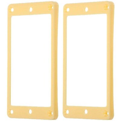 2 Pcs Pickup Frame Guitar Plastic Ring Protection Frames