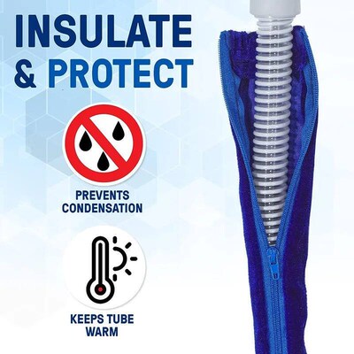 Soft & Washable CPAP Hose Tube Cover CPAP Hoses Zippered Tu