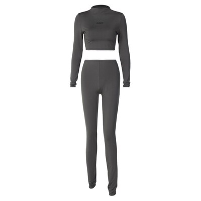 Womens 200 Winter New Fashion Slim-fit Navel-exposed Long-s