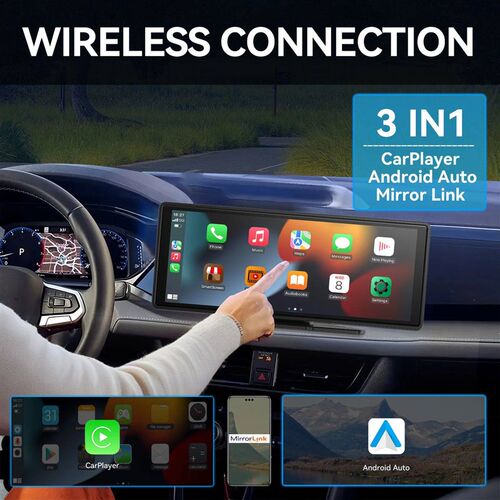 Universal Portable Carplay for Car Screen, Wireless Carplay