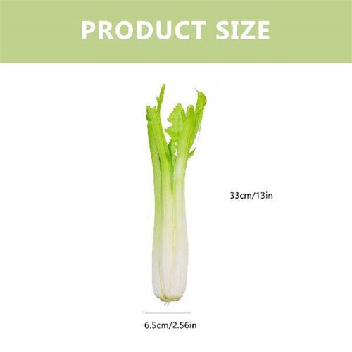 Fake Vegetables Simulated Celery Toy Realistic Pu Leaf