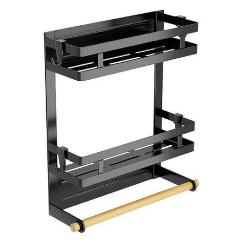 Space-saving Paper Towel Bar Magnetic Refrigerator Shelf
