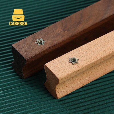 Wooden Furniture Handles Walnut Kitchen Cabinet Handles Draw