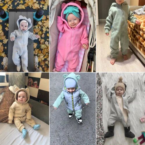 New Bodysuit For Newborn Rompers Baby Boys Girls Clothes Lon