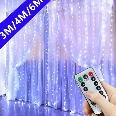 4M 6M LED 8 Mode Fairy Light Wedding Party Decor Christmas H
