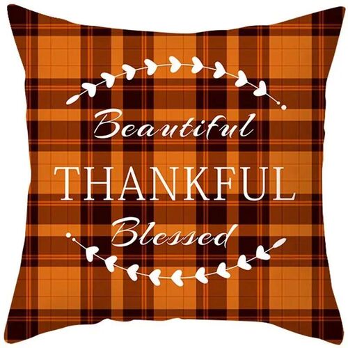 Autumn Maple Leaf Pumpkin Pillowcase 45*45cm Fall Home Decor