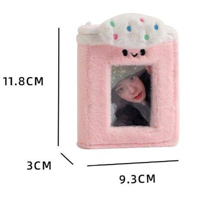 Cute Furry Squared Grid Photo Album Large Capacity