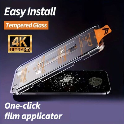 NNBILI 2-Pack Privacy Tempered Glass Screen Protector With A