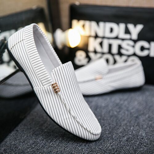Spring Summer Mens Loafers Plus Size Lightweight Comfortable