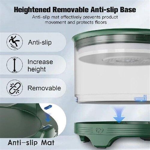 5.5L Dog Water Bowl,Large Capacity No Spill Water Bowl For