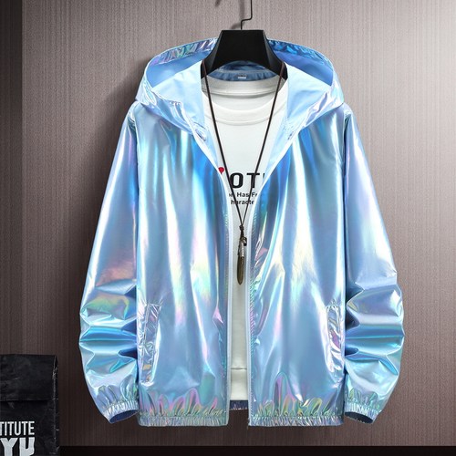 2021 Summer Colorful Shiny Sunscreen Clothing for Men and Wo