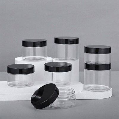 10/30pcs 50ml 100ml 150ml 250ml Empty Cosmetic Cream Jar wit