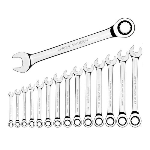 8-24mm Fix Head Ratcheting Wrench 72-Tooth Ratchet Spanner