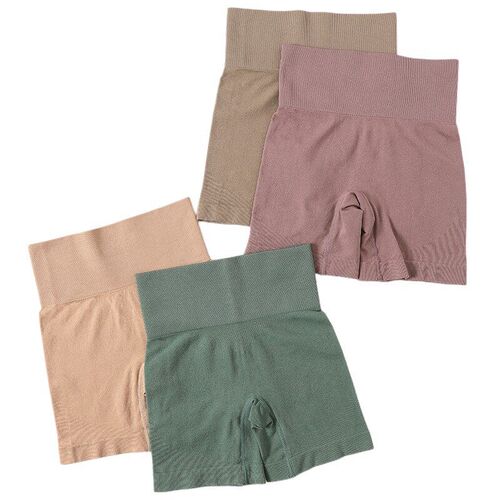 Seamless High Waist Shorts Panties For Women Hip Lift Shorts