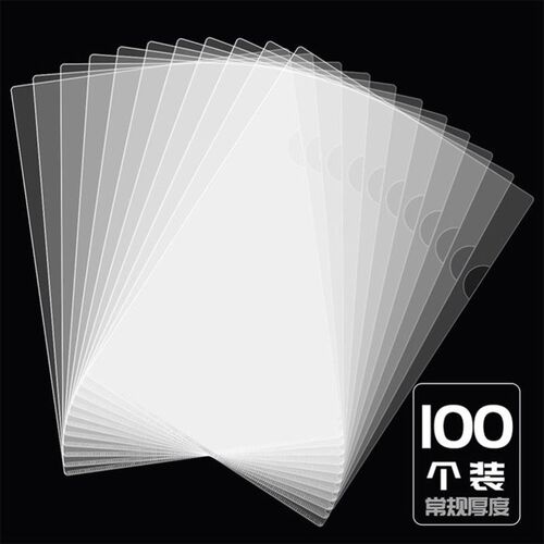 folder a4, two page office file set, single transparent