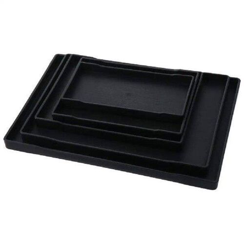 1Pc Large Plastic Tray Bed Table Toiletry Tray Reusable