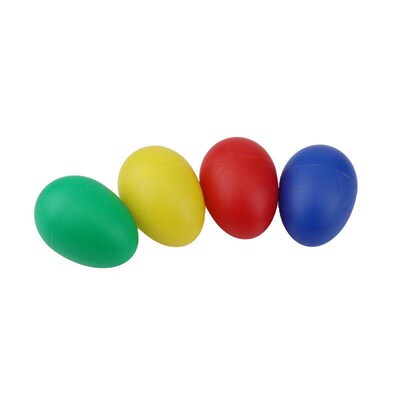 12x plastic percussion musical egg maracas shakers