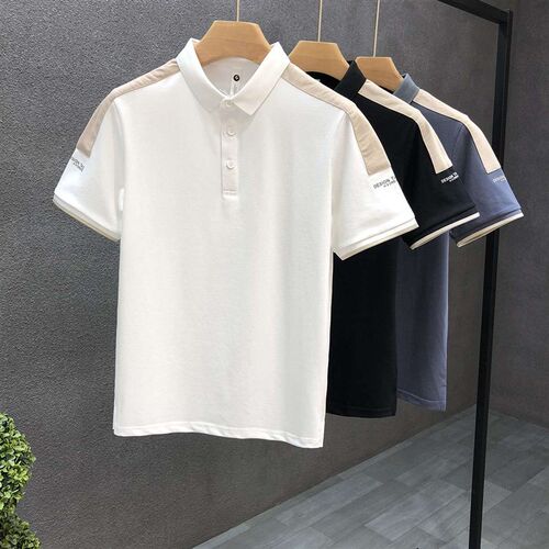 Giant Hansome Summer Polo irt s ort-sleeve teny Bran Contra