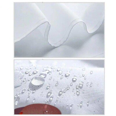 Botanical Shower Curtain with 12 Hooks Pastoral Style